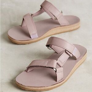 Teva Leather Slides